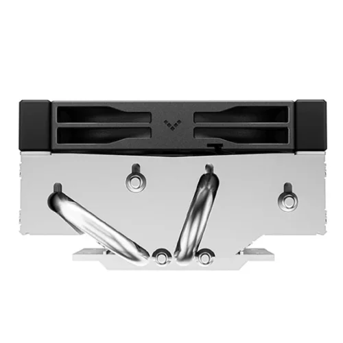 DEEPCOOL AN400 LGA1700/ 1200/ 115X/ AM5/ AM4 низкопрофильный 52,5 mm (27шт/ кор, TDP 150W, PWM, Fan 120mm, 4 тепл. Трубок, Copper Base, White LED, черный) RET фото 2