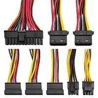 Exegate EX292228RUS Блок питания 450W ExeGate TPS450 (TFX, 8cm fan, 24pin, 4+4pin, 3xSATA, 2xIDE, black)