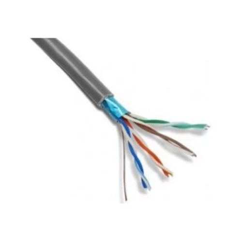 Кабель IRBIS FTP Кат.5e 4 пары, 0.48мм PVC 305м, серый, в коробке (IRB20101)