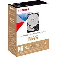 Жесткий диск/ HDD Toshiba N300 NAS PRO SATA3 3.5" 10TB 7200 512Mb 6Gb/ s 1 year warranty (HDWG71AXZSTB)