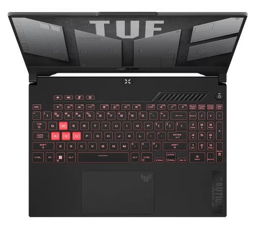 Ноутбук ASUS TUF Gaming A15 FA507NU-LP030 15.6 IPS FHD, AMD Ryzen 7 7735HS, 8Gb, 512Gb SSD, RTX 4050-6Gb, NoOS, серый (90NR0EB5-M00510) фото 2
