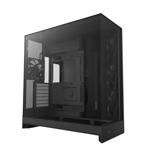 Корпус без блока питания/ Case NZXT H9 Flow (2025), Midi-Tower, TG, 3x140mm + 1x120mm, 2xUSB-A 3.2 + 1xUSB-C 3.2, E-ATX, ATX, mATX, mITX Black (CM-H92FB-01)