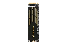 Твердотельный накопитель/ Transcend SSD MTE245S, 2000GB, M.2(22x80mm), NVMe 1.4, PCIe 4.0 x4, 3D NAND, R/W 5300/4600MB/s, IOPs 620 000/480 000, TBW 600, DWPD 0.33, 5 лет (TS2TMTE245S)