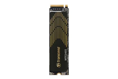 Твердотельный накопитель/ Transcend SSD MTE245S, 2000GB, M.2(22x80mm), NVMe 1.4, PCIe 4.0 x4, 3D NAND, R/W 5300/4600MB/s, IOPs 620 000/480 000, TBW 600, DWPD 0.33, 5 лет (TS2TMTE245S)
