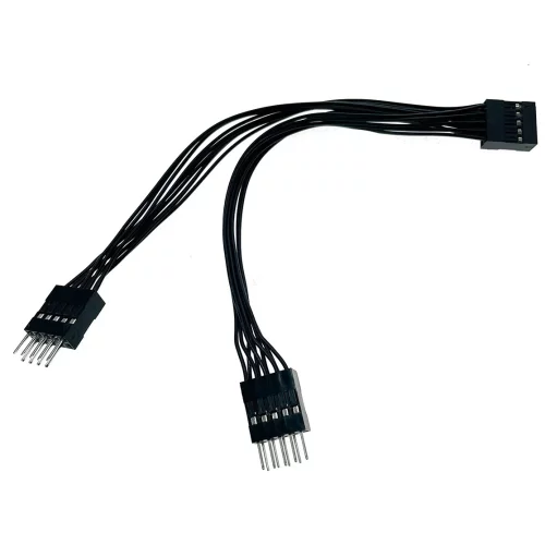 Espada Переходник с мат. Платы 10pin F to 2 IDC 10 Pin M 15см (Ei9to215) (46036)