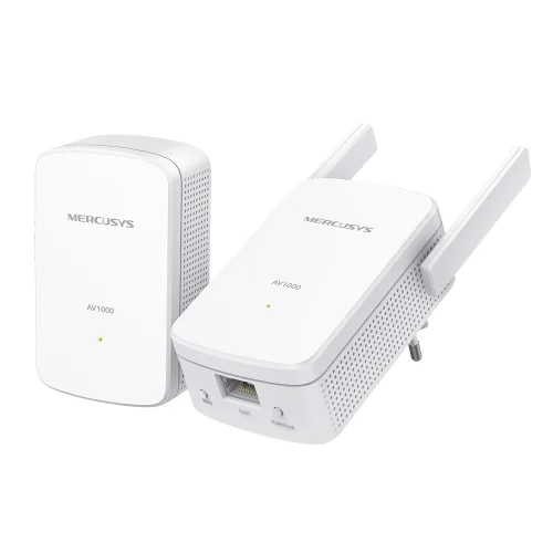 Сетевой адаптер HomePlug AV Mercusys MP510 KIT AV1000 Gigabit Ethernet (ант.внеш.несъем.) 2ант. (упак.:2шт)