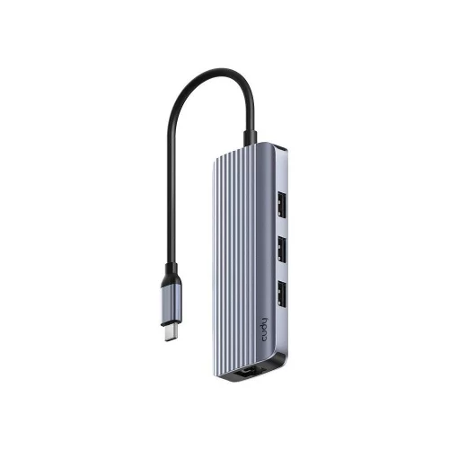 Концентратор CUDY 6-IN-1 USB-C Hub with GbE & 4K@60Hz HDMI (UH606)