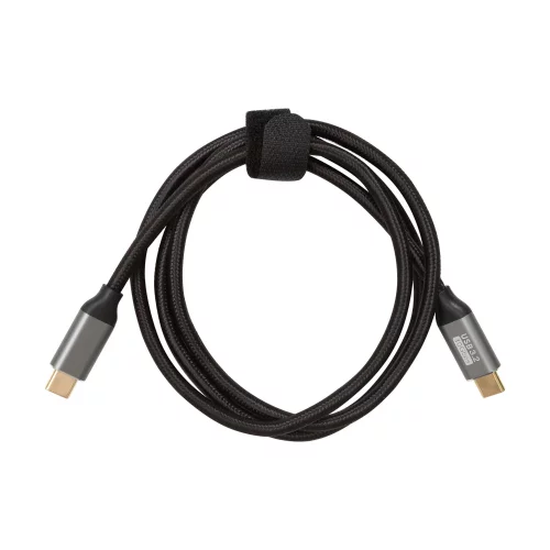 Bion Кабель USB Type-C - Type-C (CM/CM), 100W, USB 3.1 Gen2, 4K@60Hz, 10 Гбит/c, 1 м, тканевая оплётка, черный [BXP-CCP-USBC3.1-CMCM-1M-B]