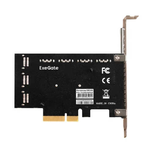 Exegate EX296208RUS Контроллер ExeGate EXE-510 (PCI-E x4, SATA3 6Gb/ s, 10 int, ASMedia Chipset ASM1166) фото 3