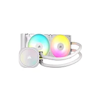 Система жидкостного охлаждения/ Water Cooling System Corsair NAUTILUS 240 ARGB (240mm, White, ARGB/ Fans: 2x120mm, 74.37CFM, 34dBA, 2100RPM/ S: 1851, 1700, AM5, AM4) (CW-9060094-WW)