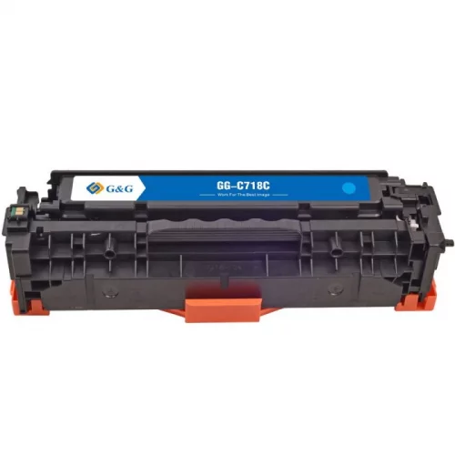 Картридж лазерный G&G GG-C718C голубой 2900 страниц для Canon MF8330i/ MF8330/ MF8350/ LBP7200 фото 2