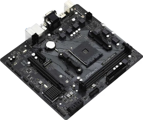 Материнская плата ASROCK A520M-HDV, AM4, A520, 2*DDR4, 4*SATA, 1*M.2, 4*USB 3.2, 2*USB 2.0, 1*PCIx16, 1*PCIx1, D-Sub+DVI-D+HDMI, mATX фото 2
