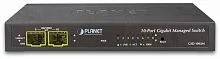 коммутатор/ PLANET IPv4/ IPv6 Managed 8-Port 10/ 100/ 1000Mbps + 2-Port 100/ 1000X SFP Gigabit Desktop Ethernet Switch (POE PD, External PWR) (GSD-1002M)