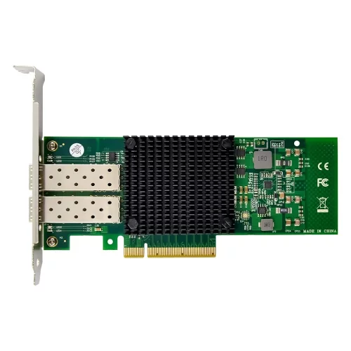 ORIENT XWT-MCX3PE8 2SFP+, Сетевая карта PCI-Ex8 v3.0 2xSFP+ 10Gbps Server NIC, Mellanox ConnectX-3 chipset, 10/1 Гбит/с, 2 планки крепления в комплекте (33296) фото 2