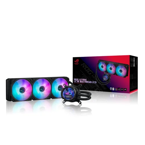 Жидкостная система охлаждения ASUS ROG STRIX LC III 360 ARGB LCD (90RC00W1-M0UAY0) фото 9