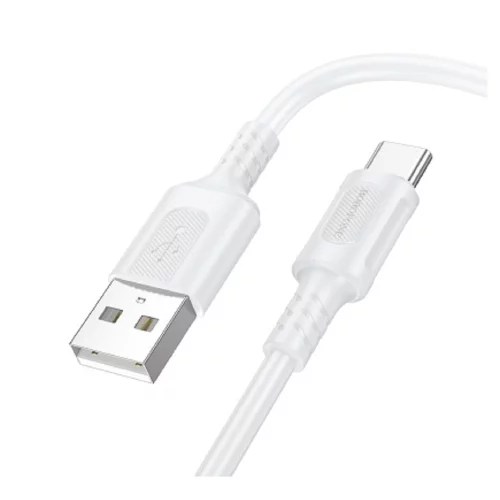 BOROFONE BX111/ USB кабель Type-C/ 1m/ 3A/ White (B-15097)