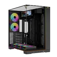 Thermalright Корпус TR-A70 Vision FAN5-M / Black / TG / 5x120mm ARGB PWM Fans / ARGB Strip / 9.16" LCD screen / USB TYPE-C / ATX / TRA70VF5MB