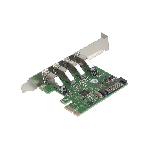 Exegate EX283716RUS Контроллер EXE-314 PCI-E 2.0, 4*USB3.0 ext, разъем доп.питания (OEM) фото 3