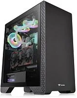 Корпус Thermaltake S300 TG черный без БП ATX 6x120mm 6x140mm 3x200mm 2xUSB2.0 1xUSB3.0 audio bott PSU (CA-1P5-00M1WN-00)