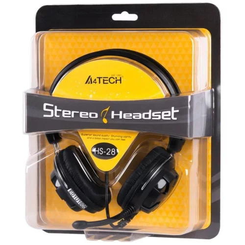 Гарнитура A4Tech HS-28 (HS-28 (BLACK)) фото 4
