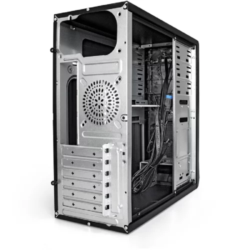 Exegate EX283214RUS Корпус Miditower ExeGate CP-603UB Black, ATX, , 2*USB+2*USB3.0, Audio, замок блокировки кнопки питания фото 2