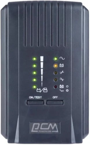 Источник бесперебойного питания Powercom Smart King Pro+ SPT-500 400Вт 500ВА черный/ UPS Powercom Smart King Pro+ SPT-500 400W 500Va black (SPT-500-II) фото 2