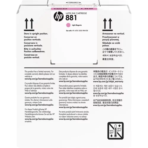 Картридж/ HP 881 5-Ltr Lt Mag Latex Ink Cartridge