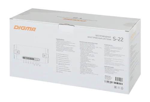 Колонка порт. Digma S-22 черный 15W 1.0 BT 1500mAh (SP2215B) фото 12