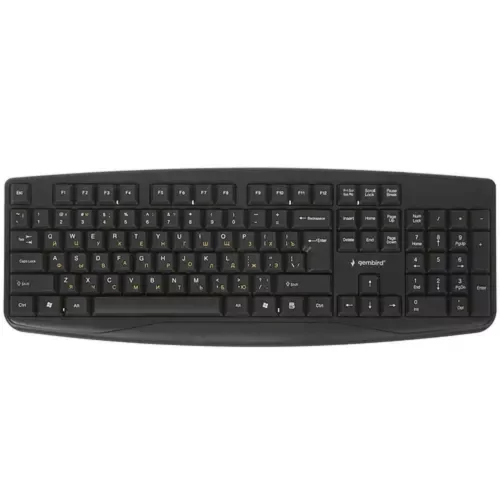 Клавиатура Gembird KB-8351U-BL,{черный, USB, 104 клавиши} фото 2