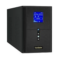 Exegate EX295983RUS ИБП (инвертор, синус, для котла) ExeGate SineTower SN-2000.LCD.AVR.3SH.1C13.RJ.USB