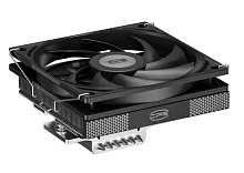 Кулер для процессора/ CPU Cooler PCCooler RC600-67 (125W, 4-pin PWM, 67.5mm, Al, 4x6mm, 1x120mm, 62.5CFM, 32.5dBA, 2300RPM, S: 1851/1700/1200/115X, AM5/AM4, black)
