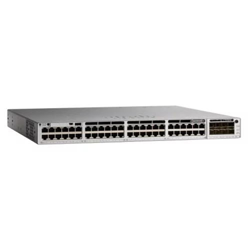Коммутатор CISCO Catalyst 9300 48-port (36 ports 100M/ 1G/ 2.5G + 12 ports Multigigabit 10G/ 5G/ 2.5G/ 1G/ 100M) copper with modular uplinks, UPOE, 1x PS 1100W (upto 2), Network Advantage, C9300-48UXM-A