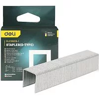 Набор скоб для степлера 1000 шт (Тип D) Deli DL238016-1 (12 х 11,3 х 1,2мм)
