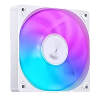 Кулер для корпуса/ Case Cooler JONSBO SL-120CW (120x120x25mm, 4-pin PWM, FRGB, 59.48CFM, 32.0dBA, 1500RPM, White)
