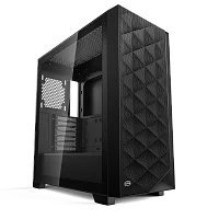 Корпус без блока питания/ Case PCCooler C3D510 BK, Midi-Tower, TG, Mesh, no fans, 2xUSB-A 3.0, E-ATX, ATX, mATX, mITX Black