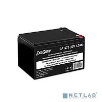 Exegate EX282964RUS Аккумуляторная батарея GP1272 (12V 7.2Ah 1227W, клеммы F2)
