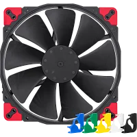 Кулер для корпуса/ Case Cooler Noctua NF-A20 PWM chromax.black.swap (200x200x30mm, 4-pin PWM, 86.46CFM, 18.1dBA, 800RPM, Black)