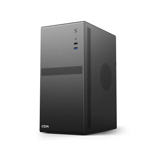 CBR Корпус mATX Minitower V203, c БП PSU-ATX550-12MD (550W/120mm), 1*USB 3.0, 1*USB 2.0, HD Audio+Mic, Black [PCC-MATX-V203-550W] фото 3