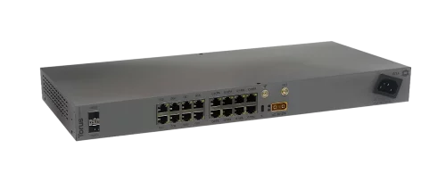 Коммутатор/ L3 управляемый коммутатор TORUS S1-1-16PL, 16х10/ 100/ 1000 Mbps RJ45, 2x 10 GbE SFP+ , LTE (wideband) CAT9, 4 eSIM, PoE 802.3af/ at, Passive PoE 24-48v, Консольный порт USB Type C, 16к MAC-а (S1-A-G-B01-S10G02-E01G16-A08B00P08:T/DC/L)