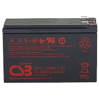 CSB Аккумуляторная батарея для ИБП 12360 7 (12V/ 7.5Ah) (UPS123607 F2 CSB)