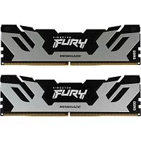 Модуль памяти Kingston 48GB DDR5 8800 FURY Renegade Silver RGB On-Die ECC CUDIMM CL42 kit 2*24gb (KF588CU42RSK2-48)