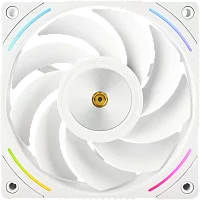 Кулер для корпуса/ Case Cooler Thermalright TL-K12RW Reverse (120x120x25mm, 4-pin PWM, ARGB, 69CFM, 27dBA, 2150RPM, White)