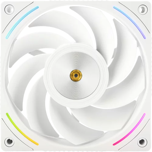 Кулер для корпуса/ Case Cooler Thermalright TL-K12RW Reverse (120x120x25mm, 4-pin PWM, ARGB, 69CFM, 27dBA, 2150RPM, White)