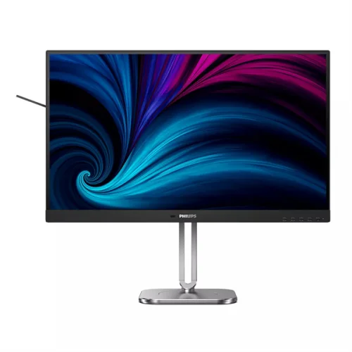 Монитор 27 Philips 27B2N4500 2560x1440, WLED, 16:9, IPS, 350cd, 4ms, 1500:1, 50M:1, 178/ 178, 2*HDMI, DP, USB Hub: 3*USB3.2, USB-C(15W) Speakers, 120Hz, Tilt, HAS, Swivel, Pivot, Internal, VESA, Black, 3y (27B2N4500/01)