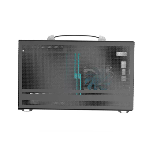 Корпус без блока питания/ Case PCCooler I100 PRO MESH GY, Micro-Tower, Mesh, no fans, 1xUSB 3.0, SFX PSU Support, mITX Grey фото 2