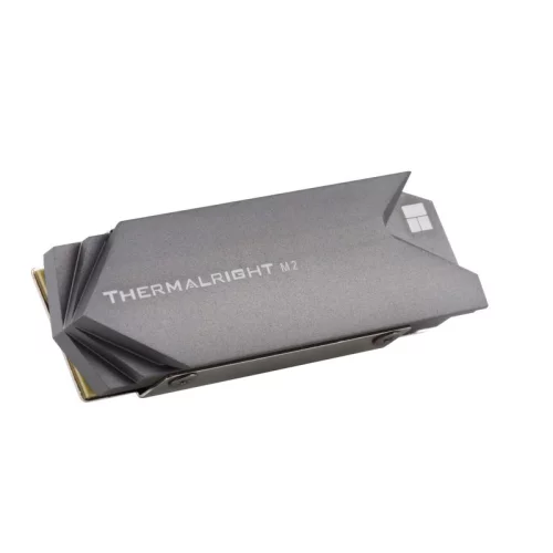 Радиатор к SSD/ SSD Cooler Thermalright M.2 2280 SSD (Radiator, Al, M.2 2280, 75x22.7x11.7mm, Silver/ Gray) (TR-M.2 2280 SSD)