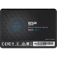 Твердотельный накопитель SSD Silicon Power Slim S55 480Gb SATA-III 2,5”/ 7мм SP480GBSS3S55S25