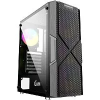 Powercase MISTRAL T4B, TEMPERED GLASS, 4X 120MM 5-COLOR FAN, ЧЁРНЫЙ, ATX (CMITB-L4)