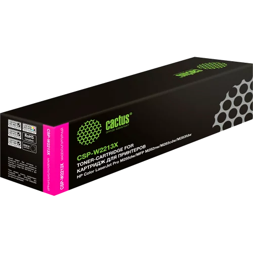 Картридж лазерный Cactus CSP-W2213X пурпурный (2450стр.) для HP M255/MFP M282/M283