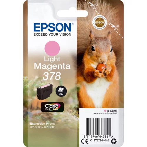 Картридж/ Singlepack Magenta 378 Claria Photo HD Ink (C13T37834020)